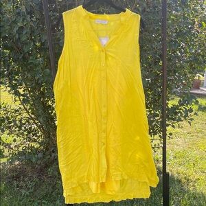Keren Hart Vibrant Yellow Sleeveless Dress